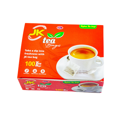 JK Tagless Tea Bags 100 Pack Zambia